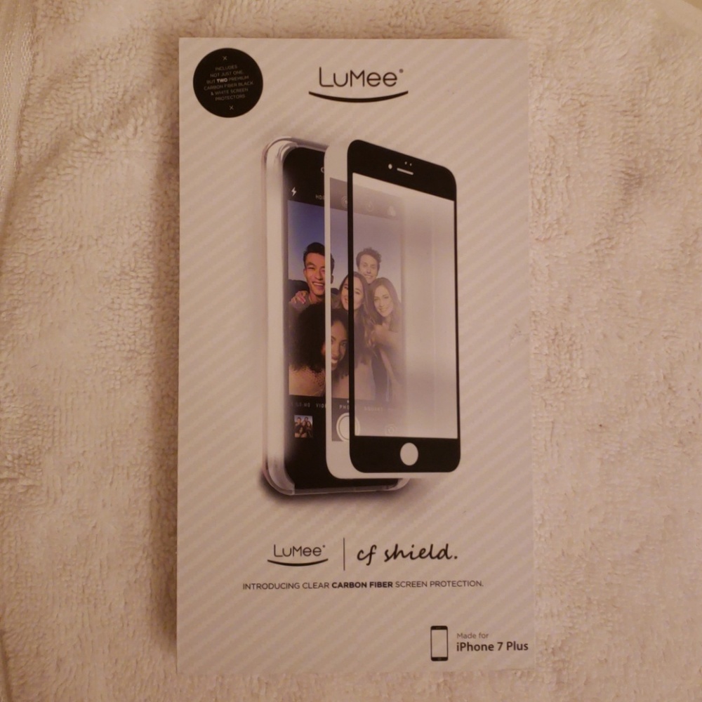 Lumee White Clear Screen Protector